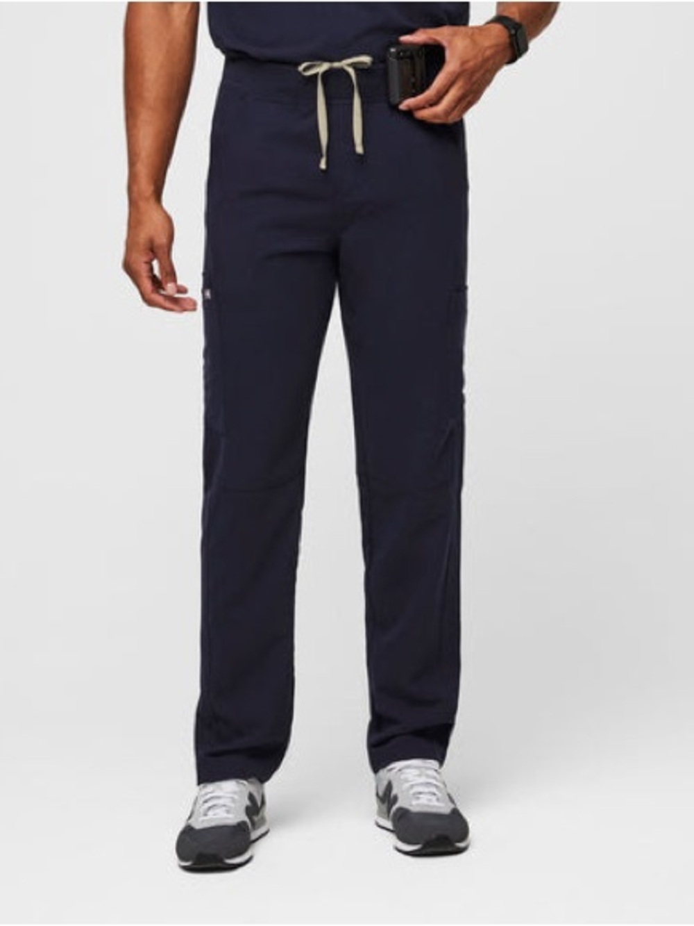 Figs axim cargo scrub navy pants